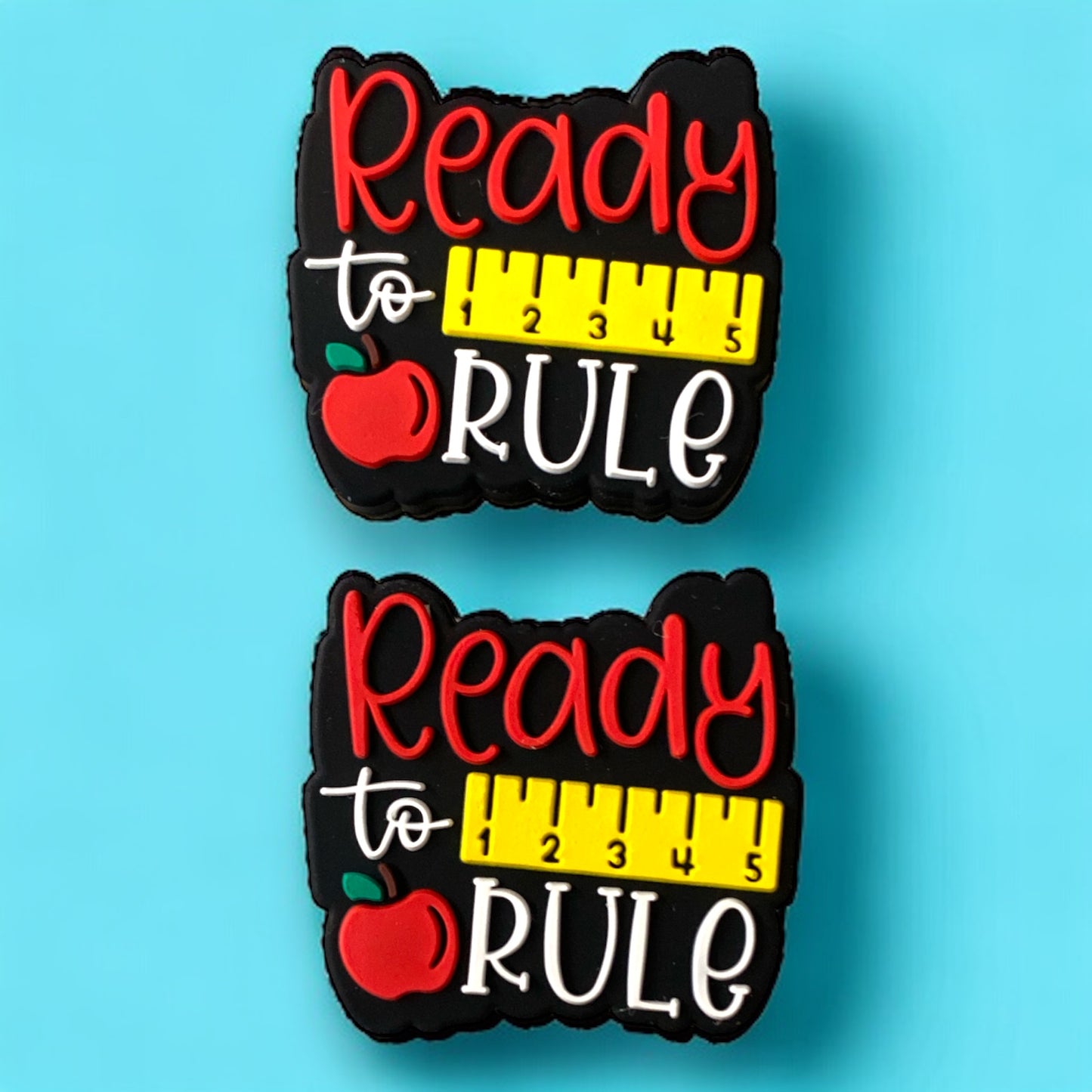 X383- “Ready To Rule" Silicone Focal Bead (1 Count)
