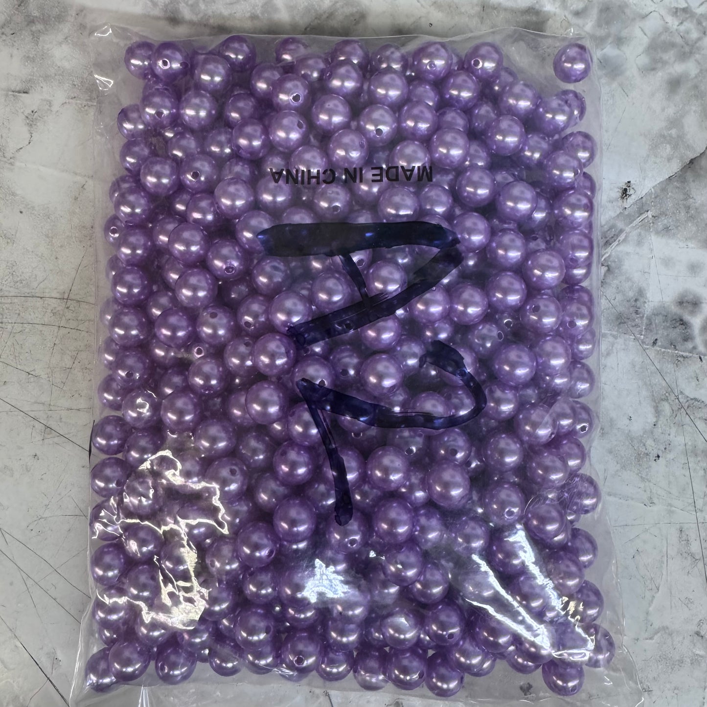 A2- Lavender Pearl Beads 500 Count *WAREHOUSE SALE*