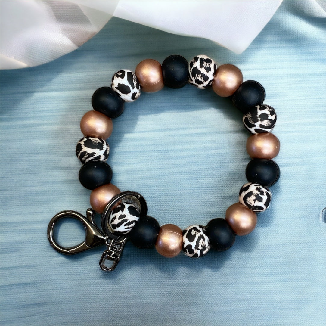CK-61: Rose Gold Leopard Wristlet Kit