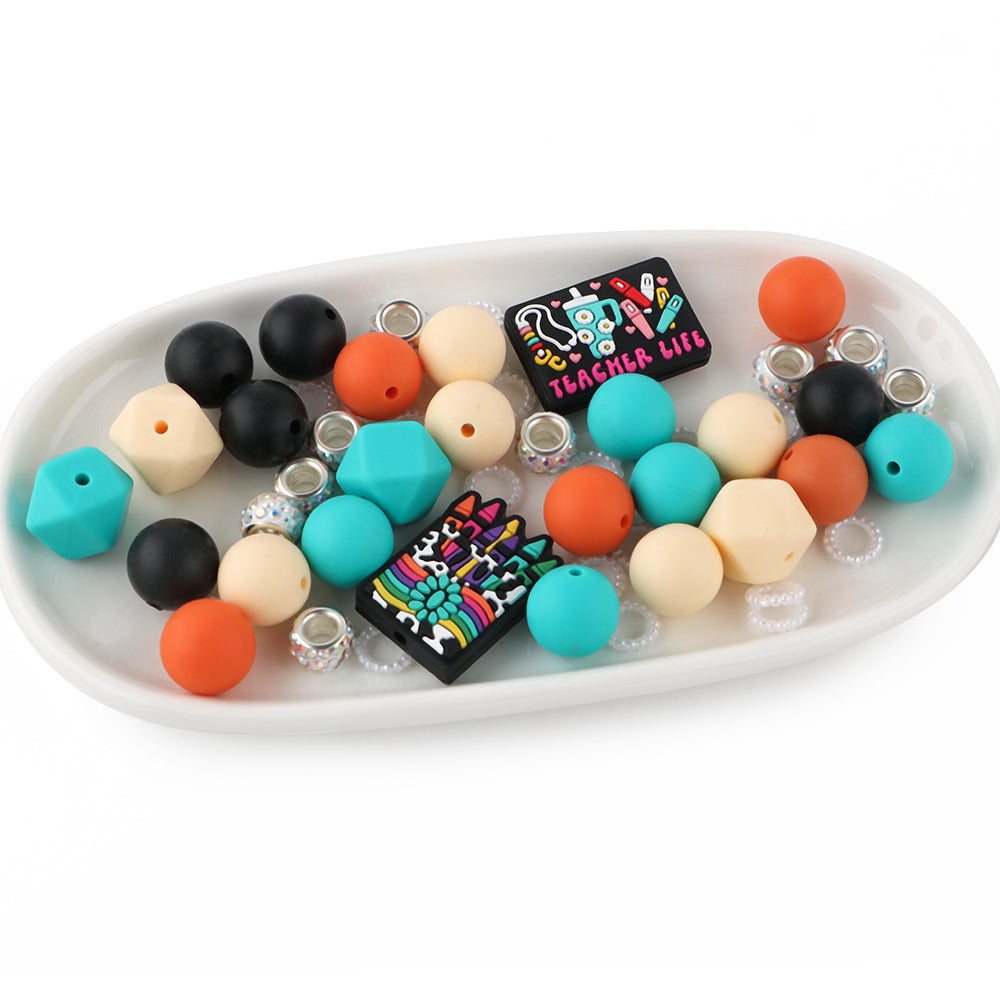 Z/535 - "Teacher" Silicone Bead & Bling Kit