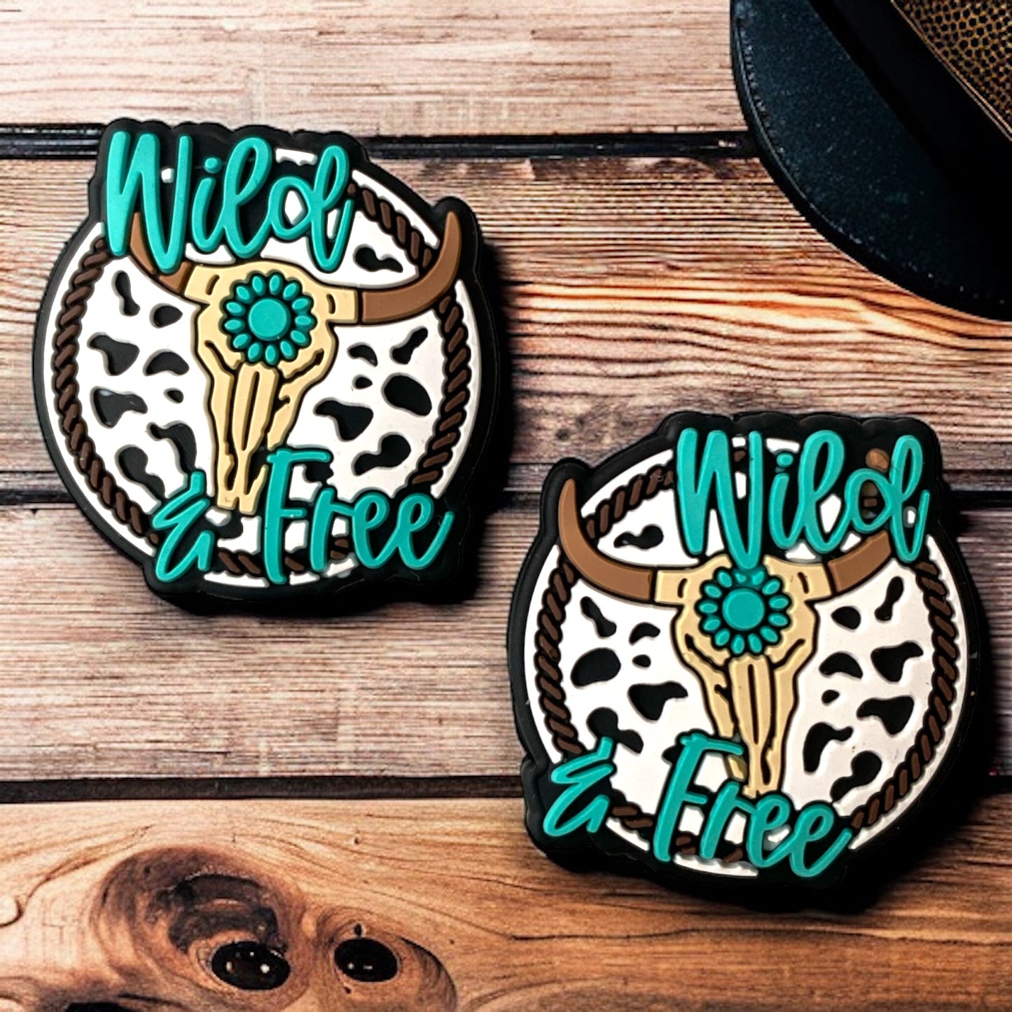 X441 - “Wild & Free” Silicone Focal Bead (1 Count)