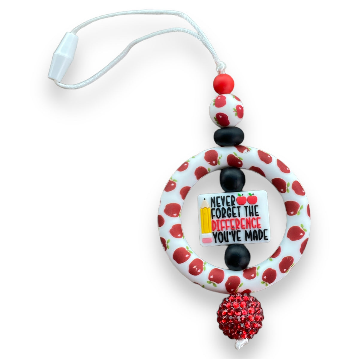 Make It: "Teacher" Car Charm (informational only)
