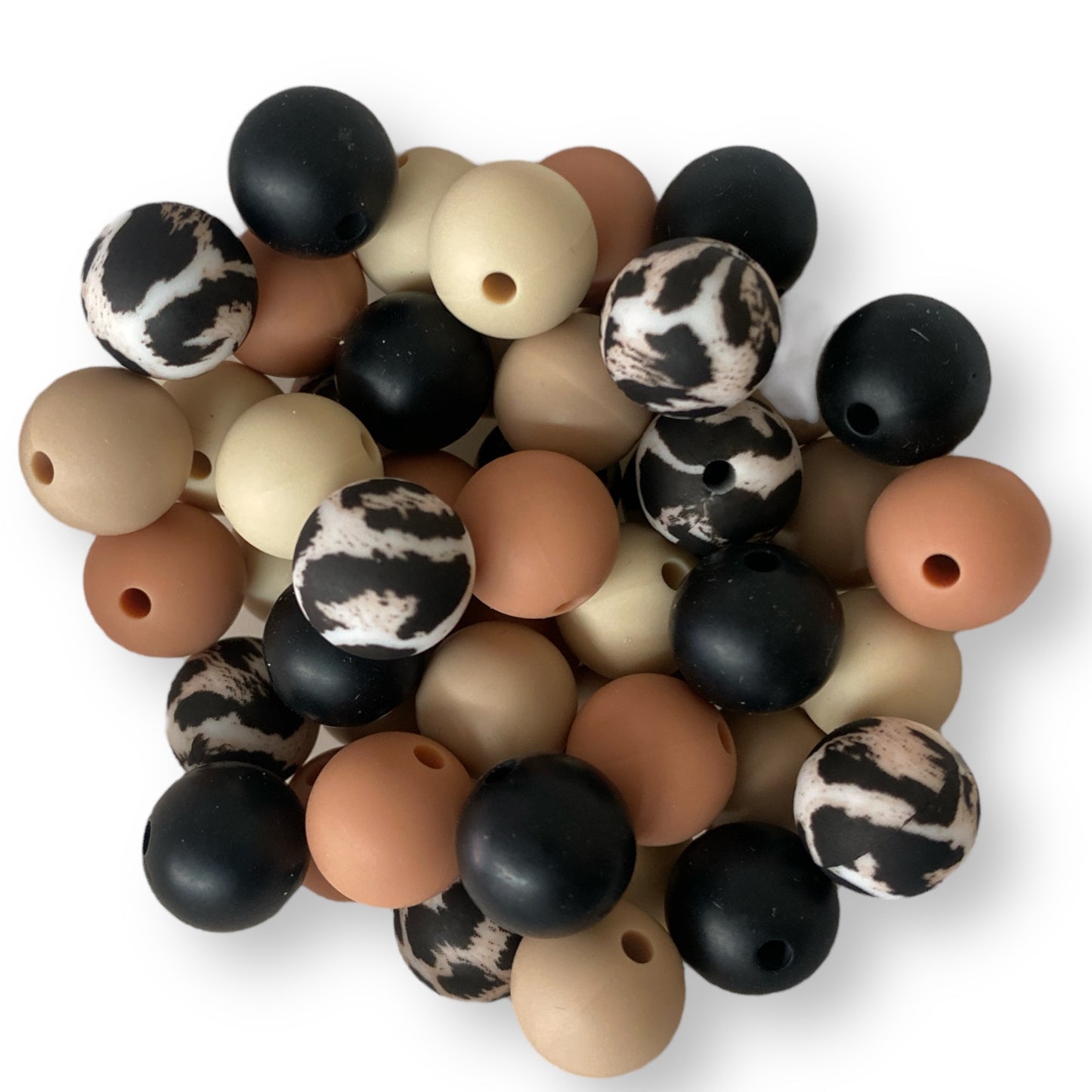 12mm "P-03" 50 Count Silicone Bead Pack
