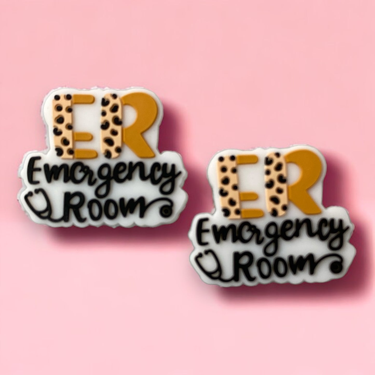 T157 - “Emergency Room" Silicone Focal Bead (1 Count)