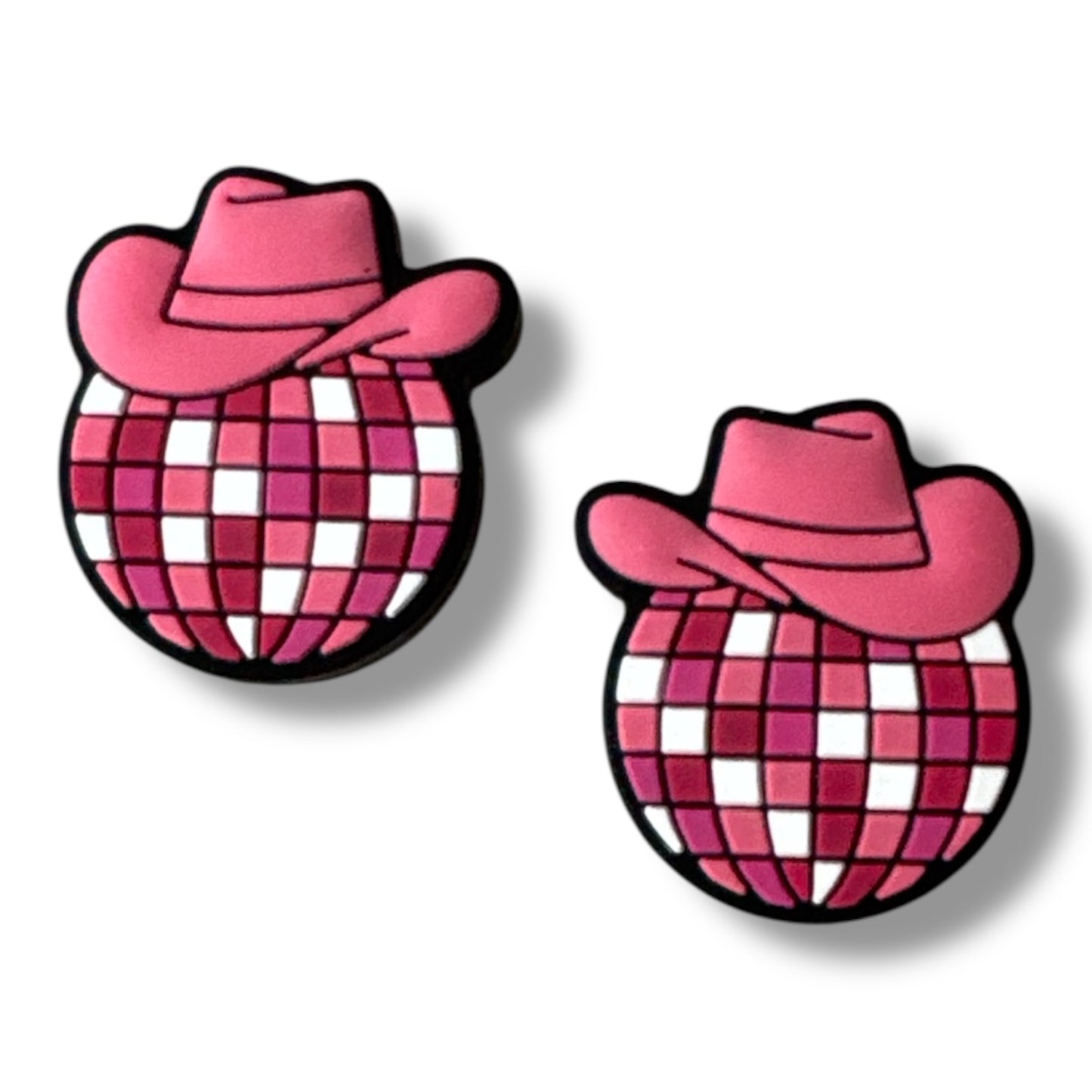 h934 - "Disco Hat" Silicone Focal Bead- (1 Count)