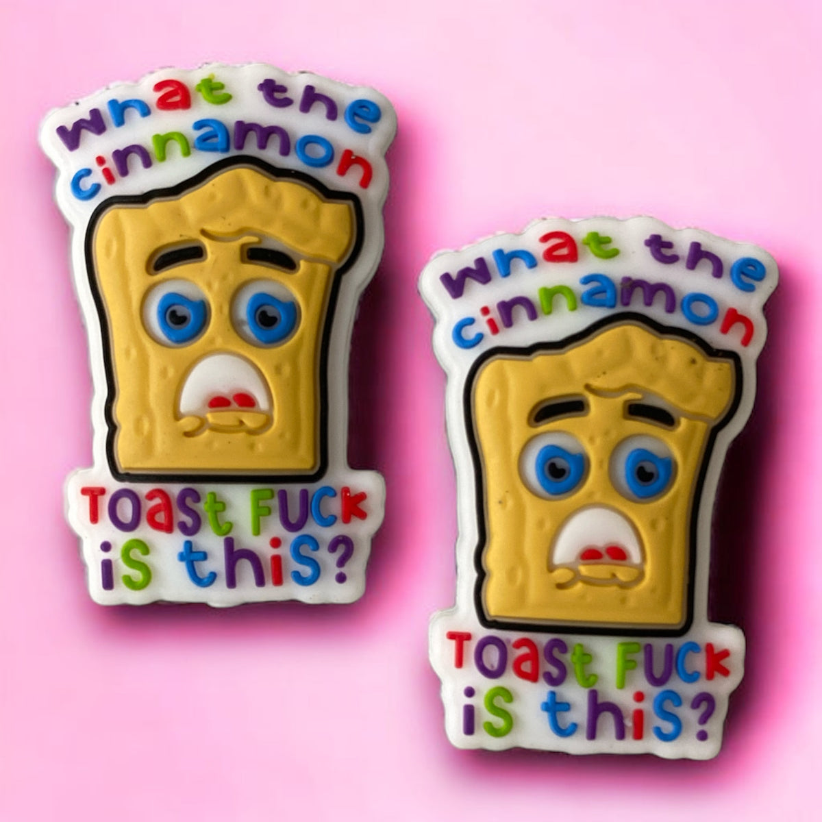 e517 - “What In The Cinnamon Toast F*ck Is This?" Exclusive (1 Count) Silicone Focal Bead *Copyright
