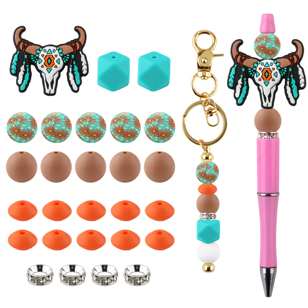 Z/515 - "Longhorn" Western Silicone Bead & Bling Kit