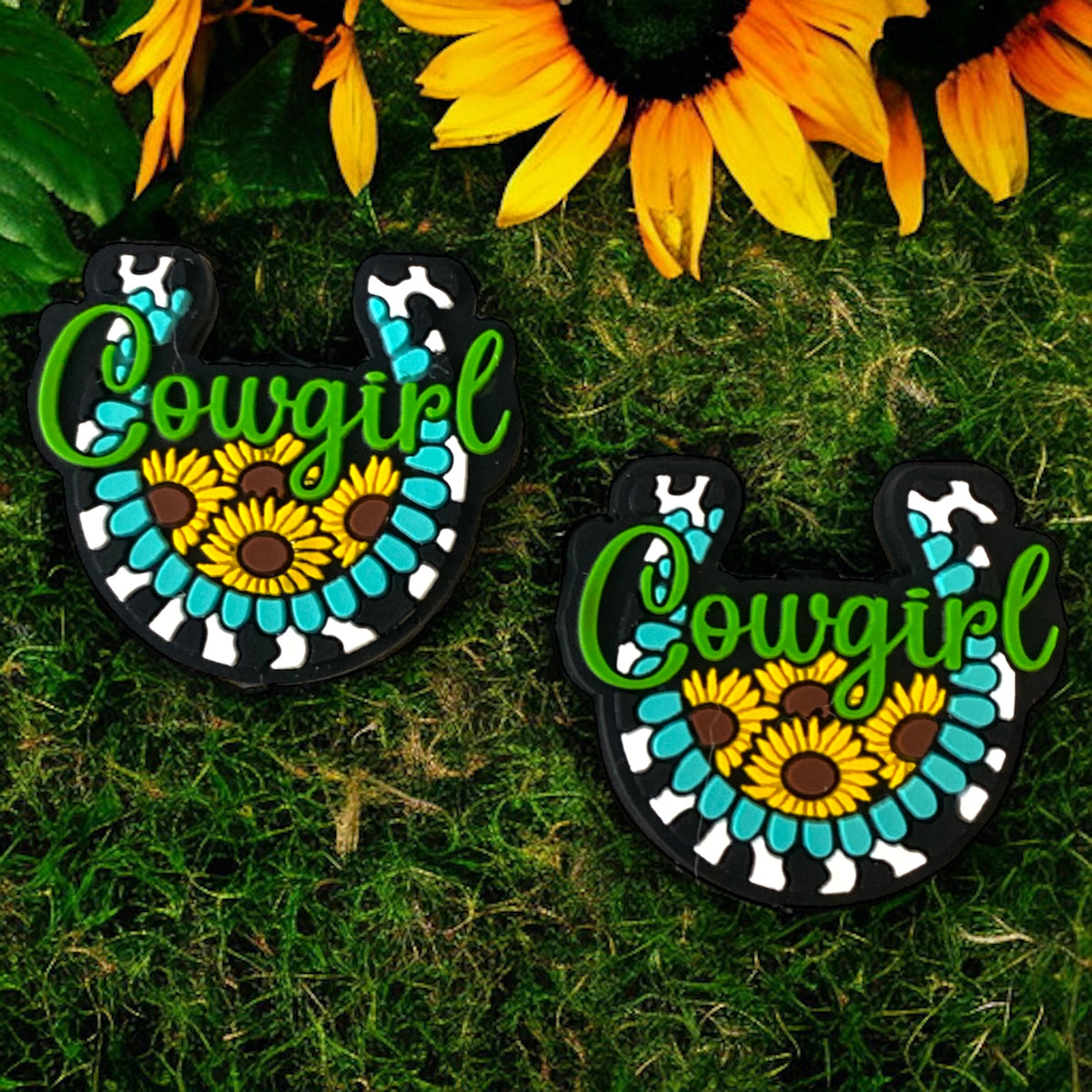 X401 - “Cowgirl" Silicone Focal Bead (1 Count)