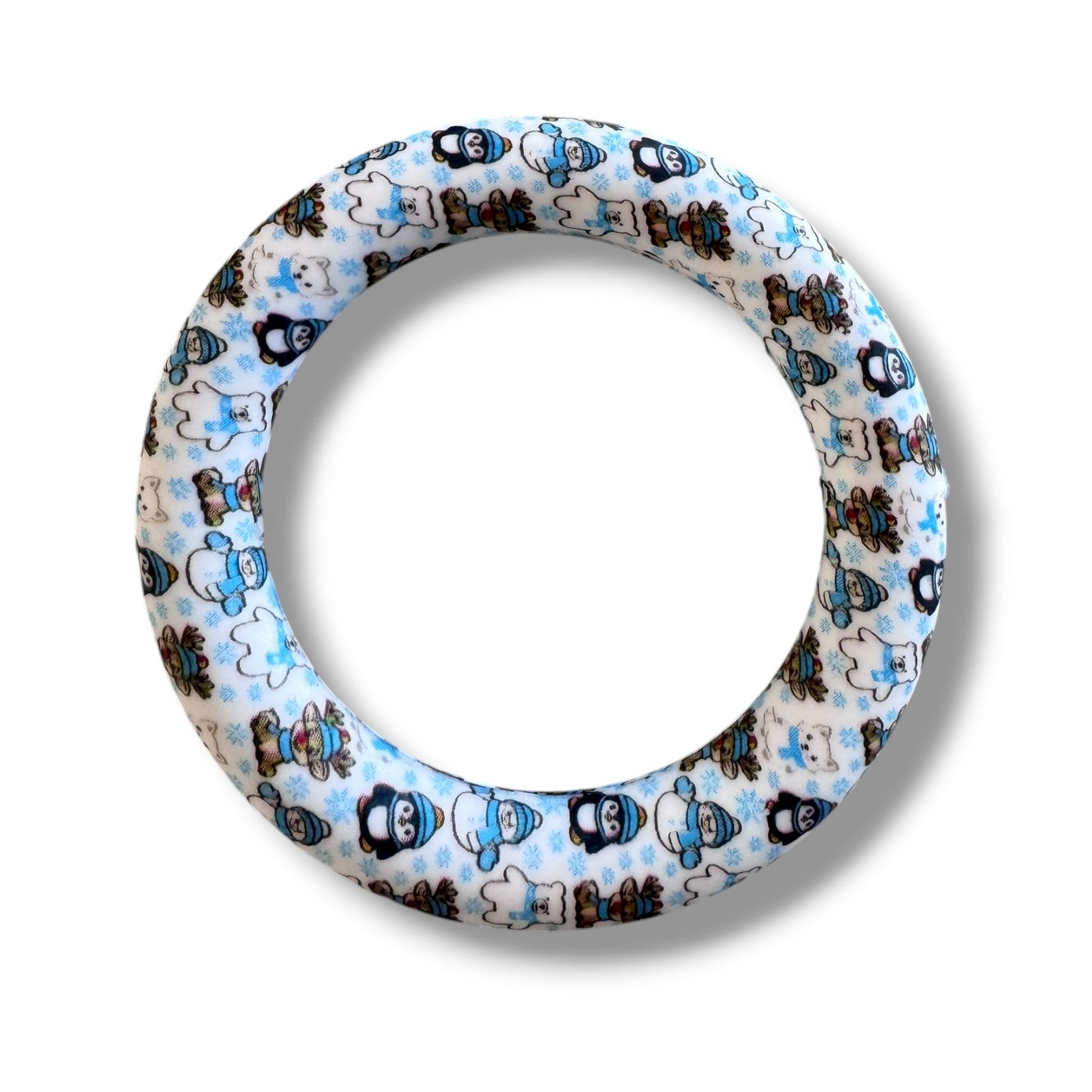 #789- "Winter" 65mm Silicone Ring for DIY Crafts