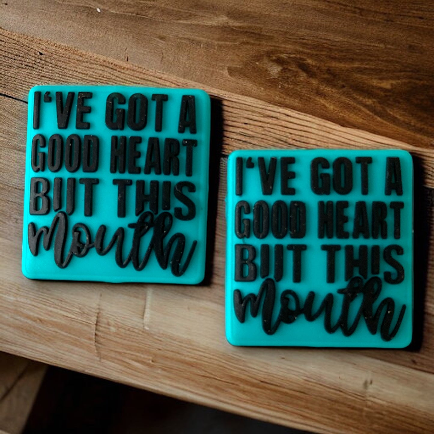 e507 - “I've Got A Good Heart..." Exclusive Focal(1 Count) Silicone Bead *Copyright Pending