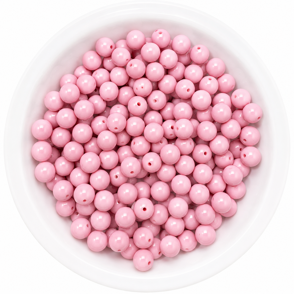 #39 - 12mm "Rose Gold" Solid Acrylic Beads (20 Count)