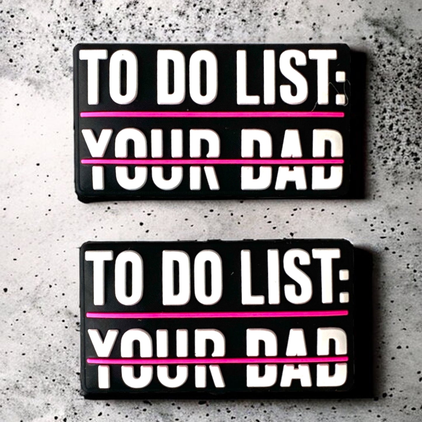 e521 - “To Do List” Exclusive Silicone (1 Count) Focal Bead