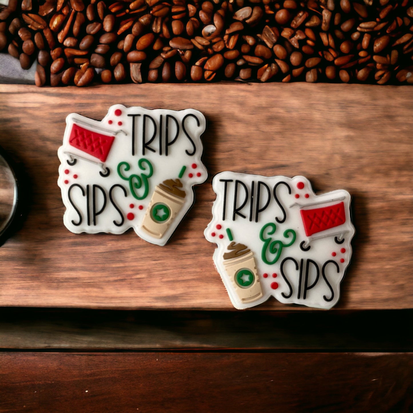 h1022 - “Trips & Sips” Silicone (1 Count) Focal Bead