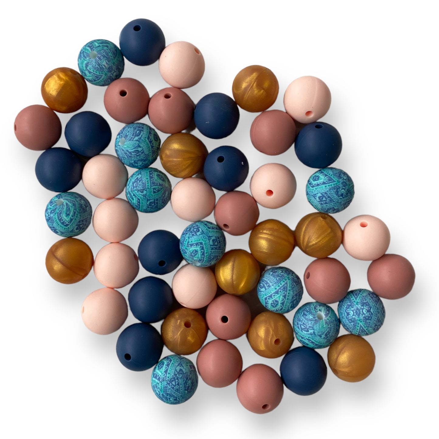 CK - 125 - 15mm "Western" 50 Count Silicone Bead Pack