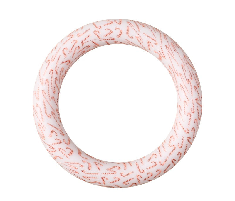 Q- A776 - 65mm "Candy Cane" Silicone Ring