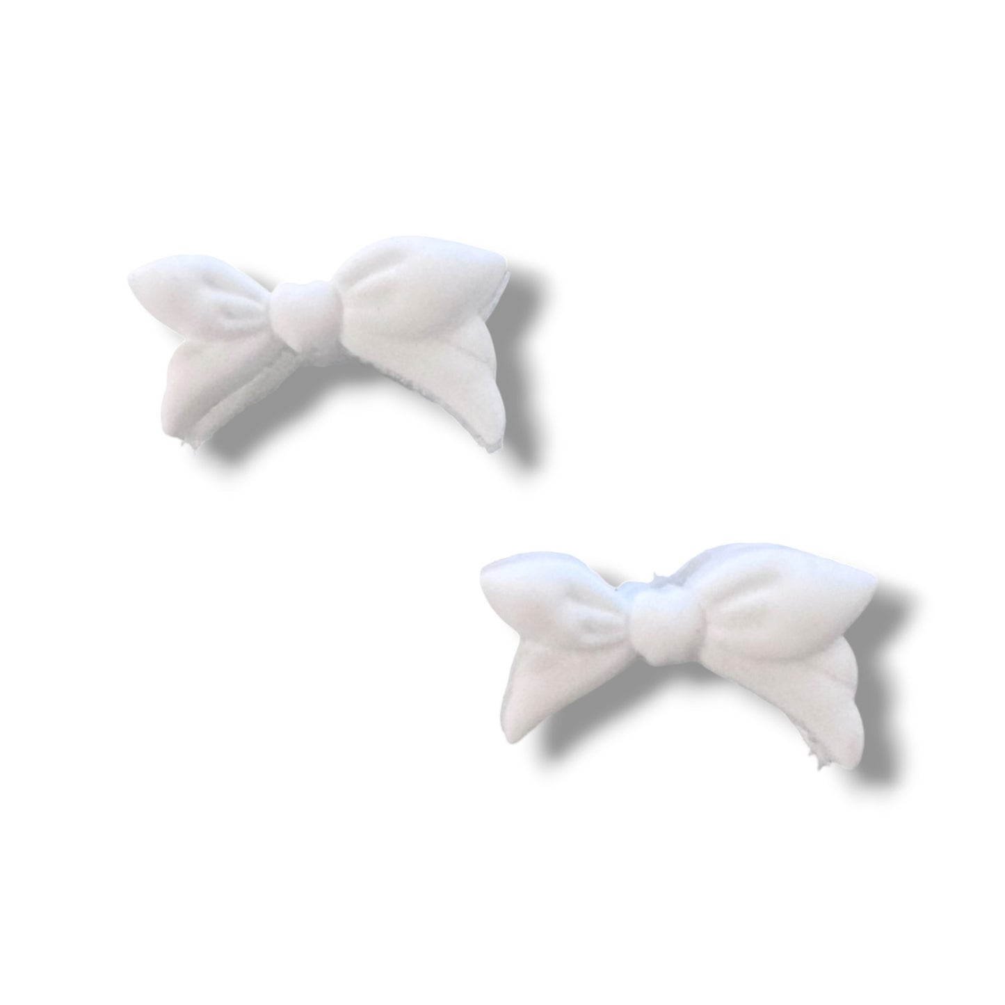 h961- "White Headband" Silicone Focal Bead for DIY Crafts (1 Count)