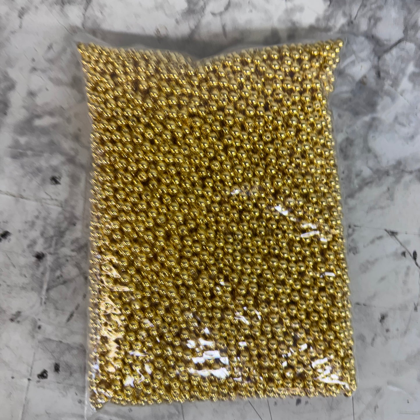 6mm Gold Acrylic Spacers (Over 20,000)