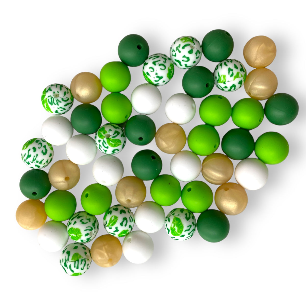 CK - 121 - 15mm "Pinch Me" 50 Count Silicone Bead Pack