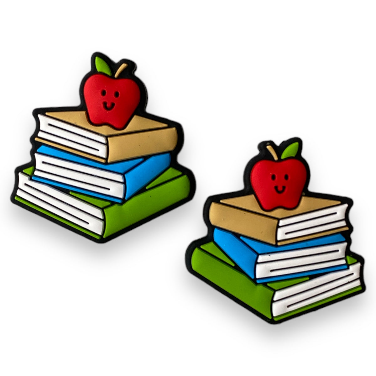 X322 - “Apple A Day” Silicone (1 Count) Focal Bead