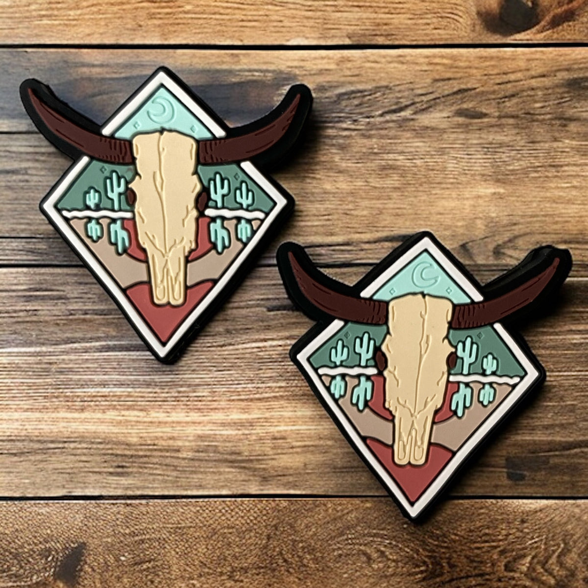 X404 - “Longhorn Cactus Scene” (1 Count) Focal Bead