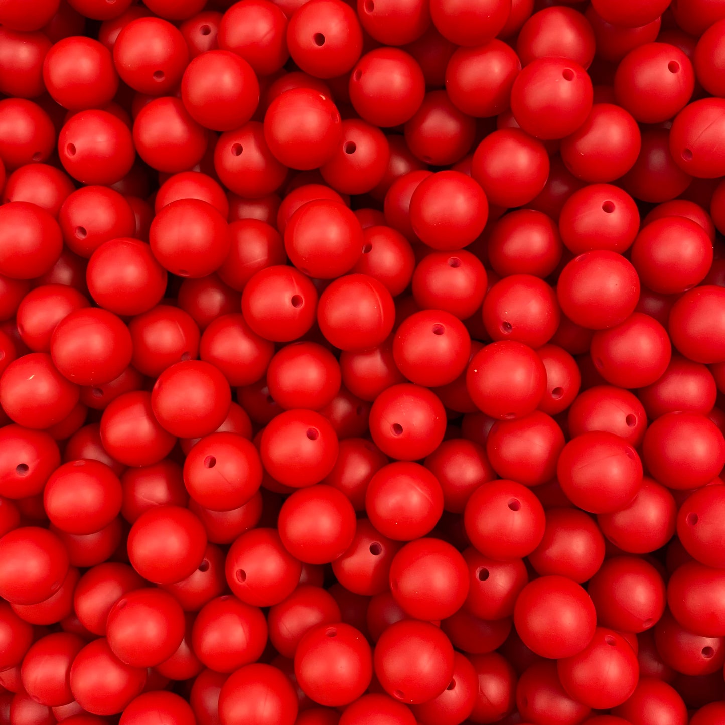 88 / 15mm - Red Silicone Bead