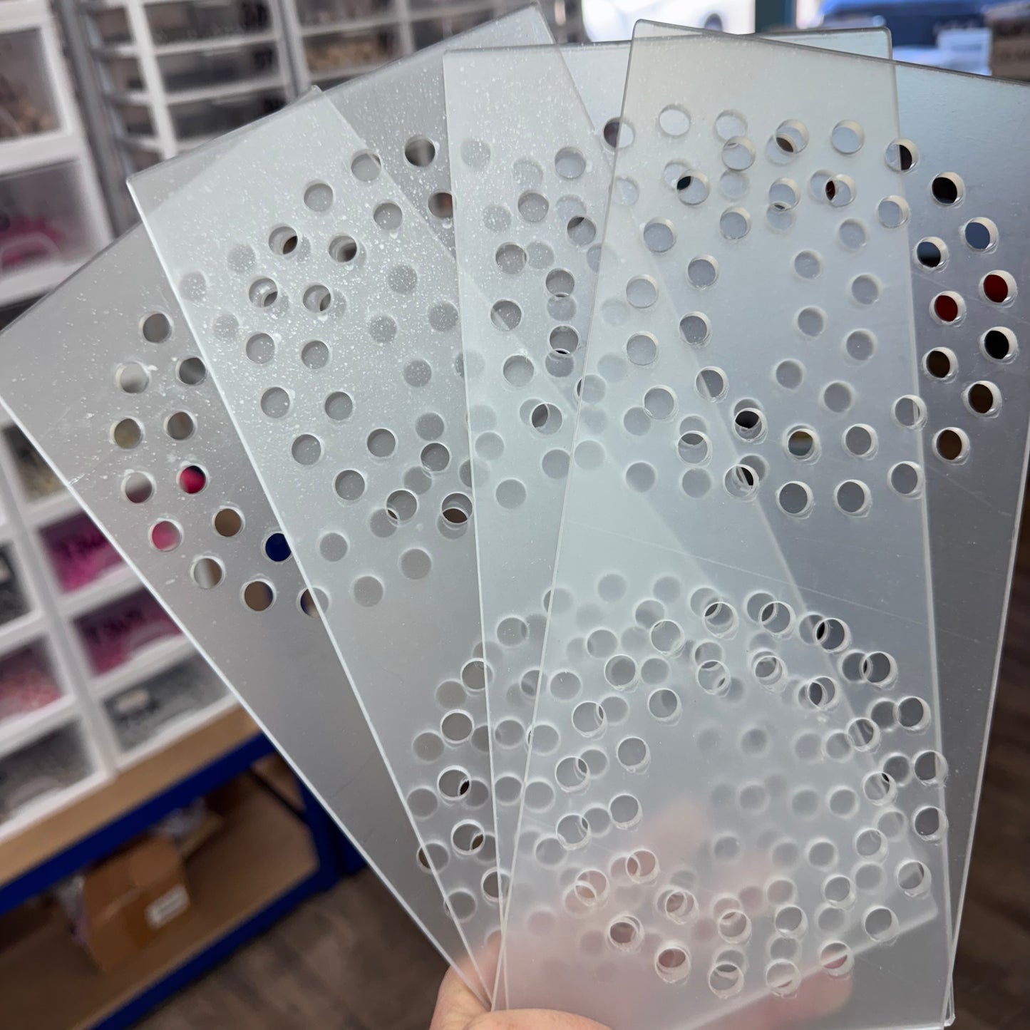4- Wristlet Boards (have protective film on them)