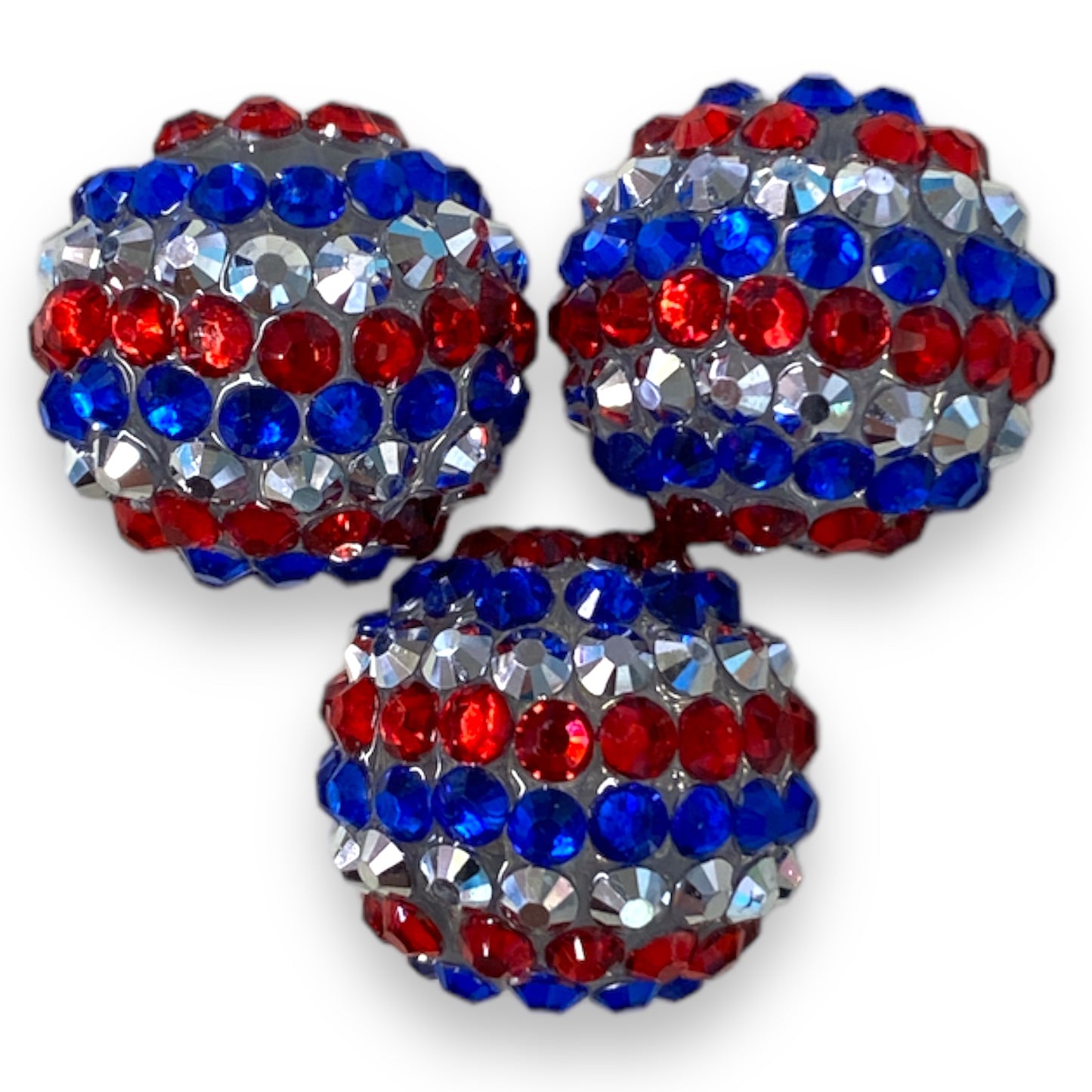 #1169 - 20mm USA AB Rhinestone Beads (1 Count)