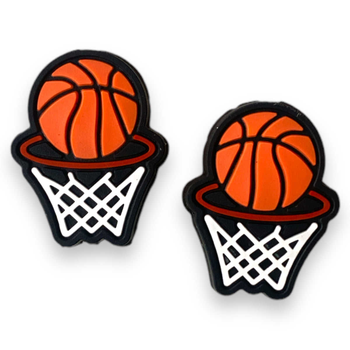 X211 - Basketball Hoop Silicone (1 Count) Focal Bead