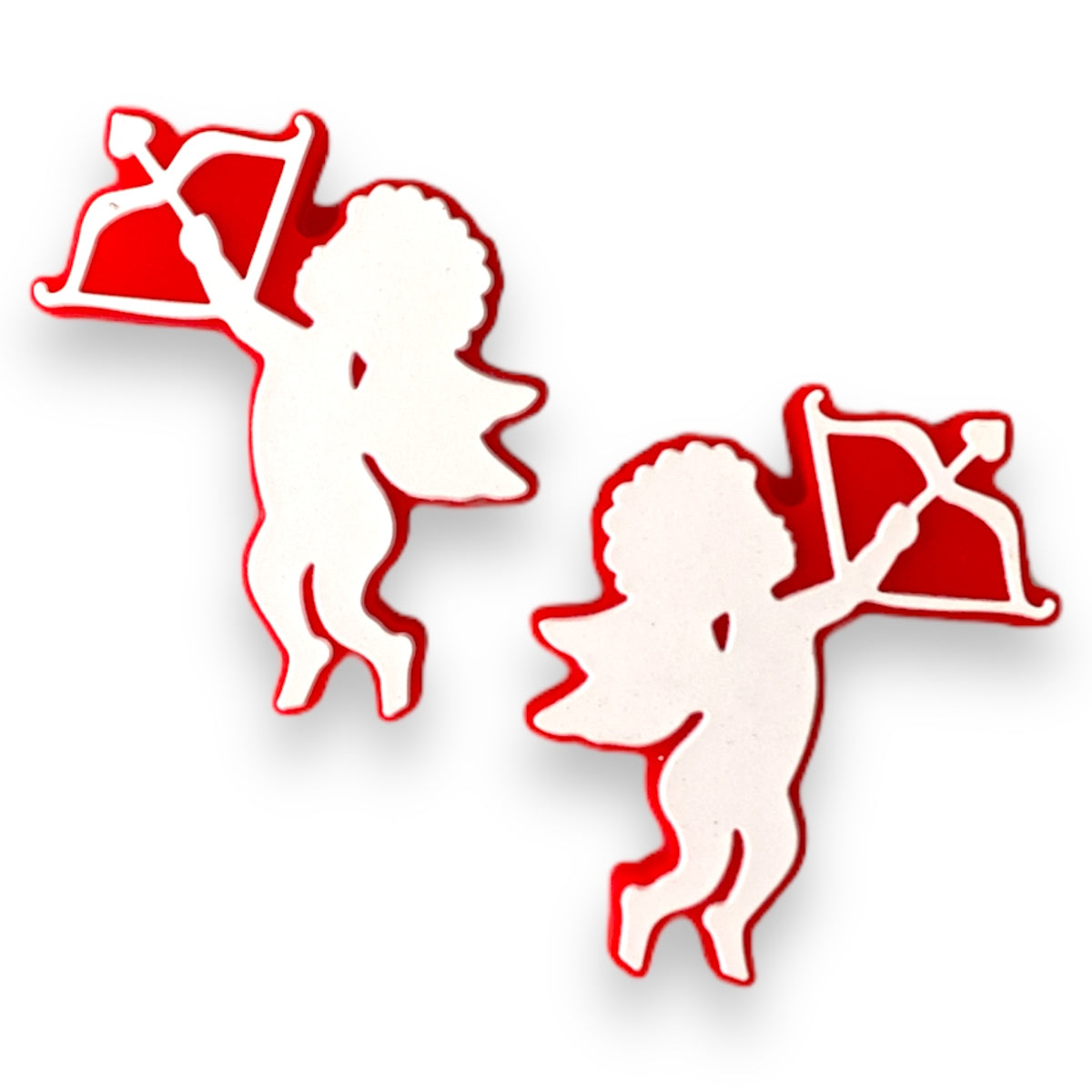 h846 - “Red Cupid” Silicone Focal Bead (1 Count)