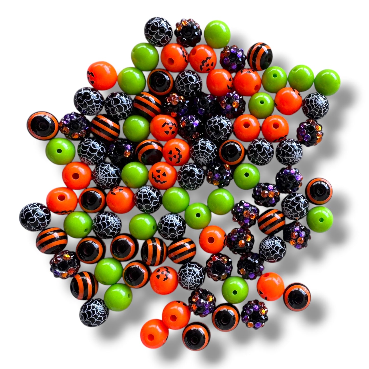 Boo Crew – 100 Count | 12mm Acrylic Bead Mix