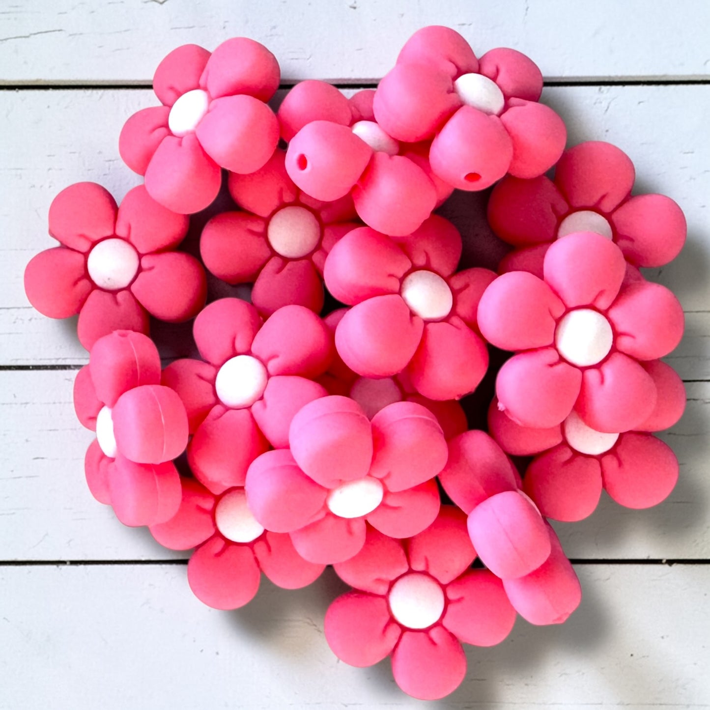 X159- Sakura Flower Silicone Focal Bead for DIY Crafts (1 Count)