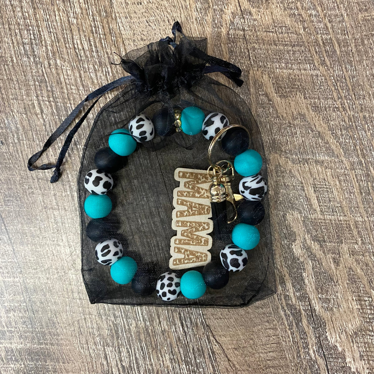 CK- 51- "Cow Print / Mama" Wristlet Kit
