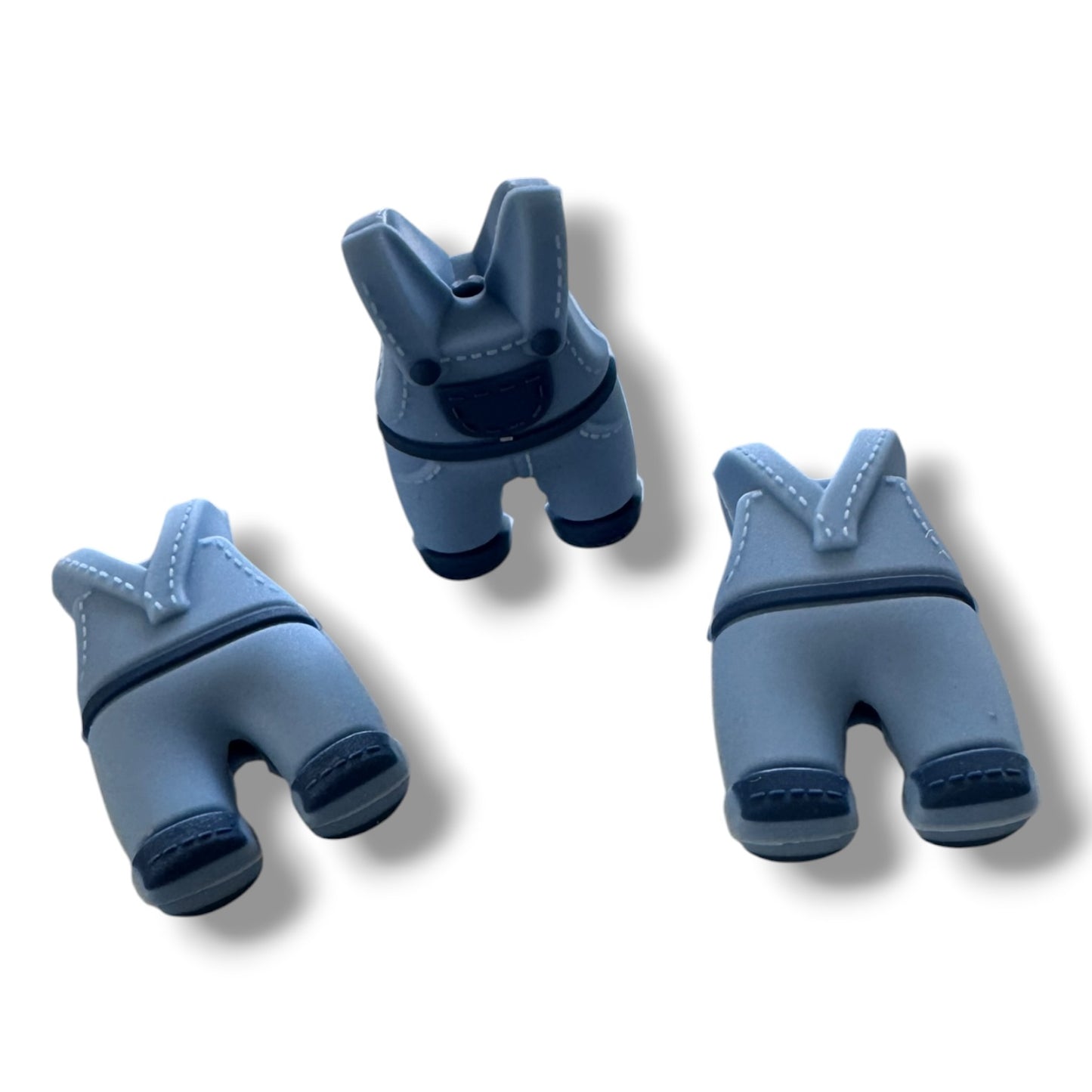 X062- "Bottoms" 3D Silicone Focal Bead for DIY Crafts (1 Count)