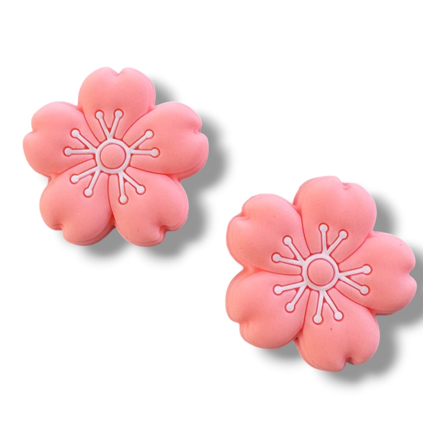 X148- "Flower" Silicone Focal Bead for DIY Crafts (1 Count)