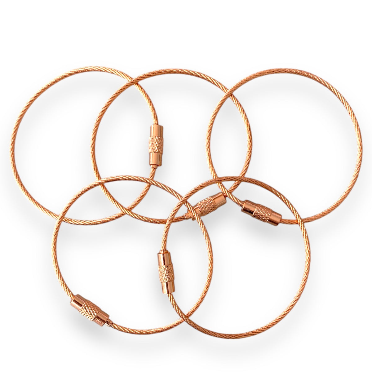 CK-355 - "Copper" 150mm x 2mm Stainless Steel Cable ( 1 Count)