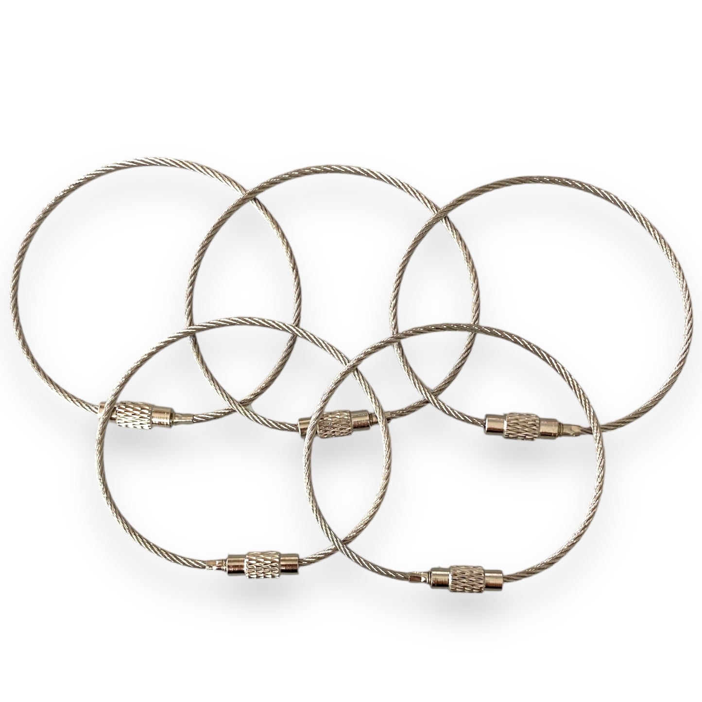 CK-369 - "Silver" 150mm x 2mm Stainless Steel Cable ( 1 Count)