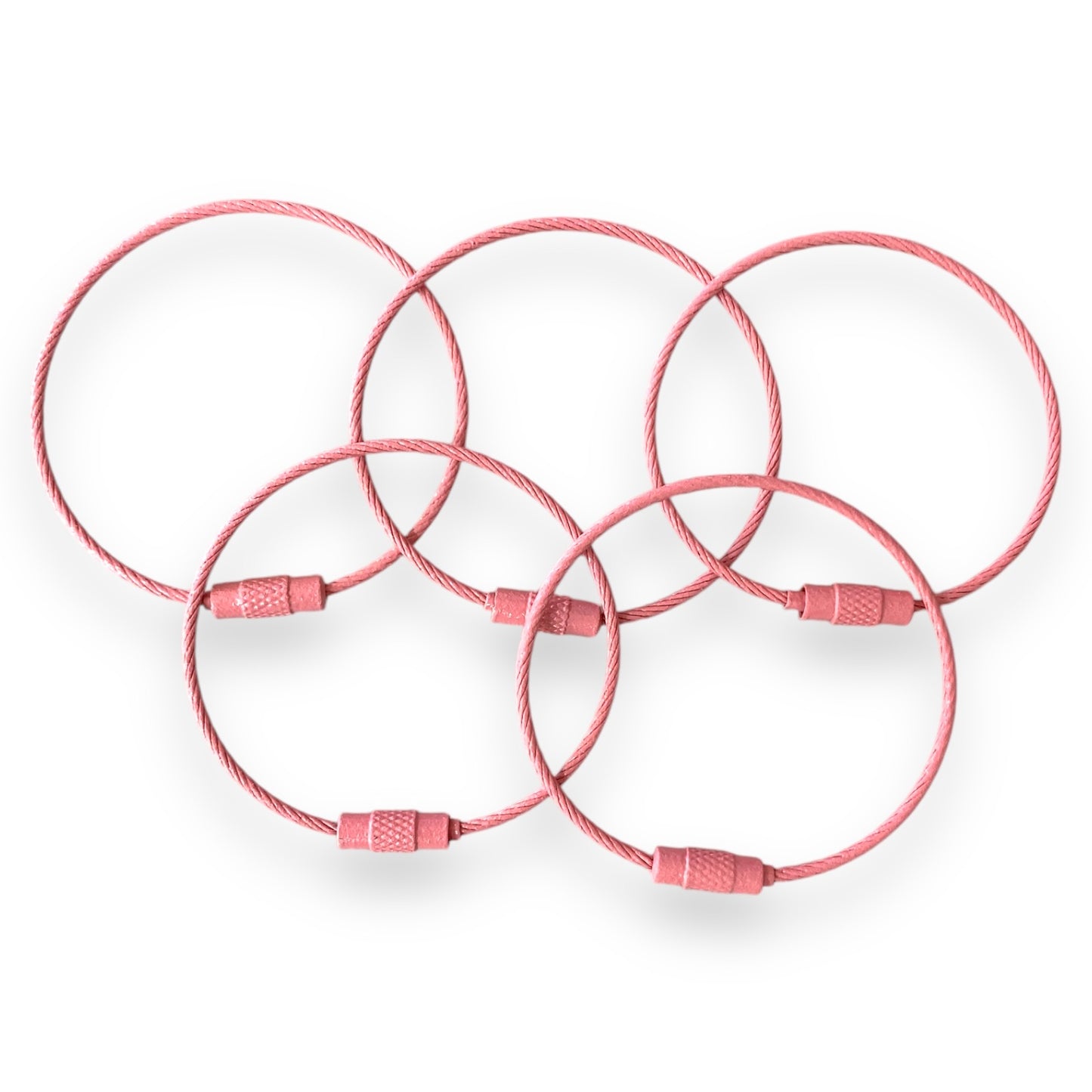 CK-334 - "Pink" 150mm x 2mm Stainless Steel Cable ( 1 Count)