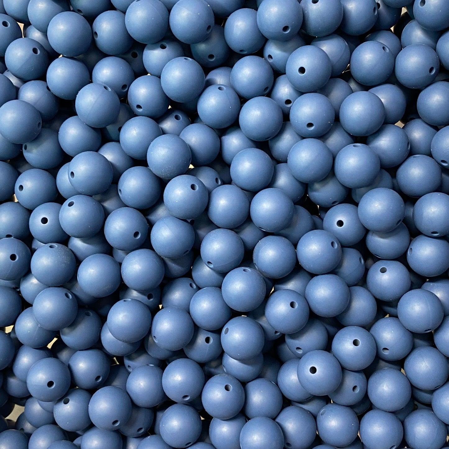 a 68 / 15mm - Denim Silicone Bead
