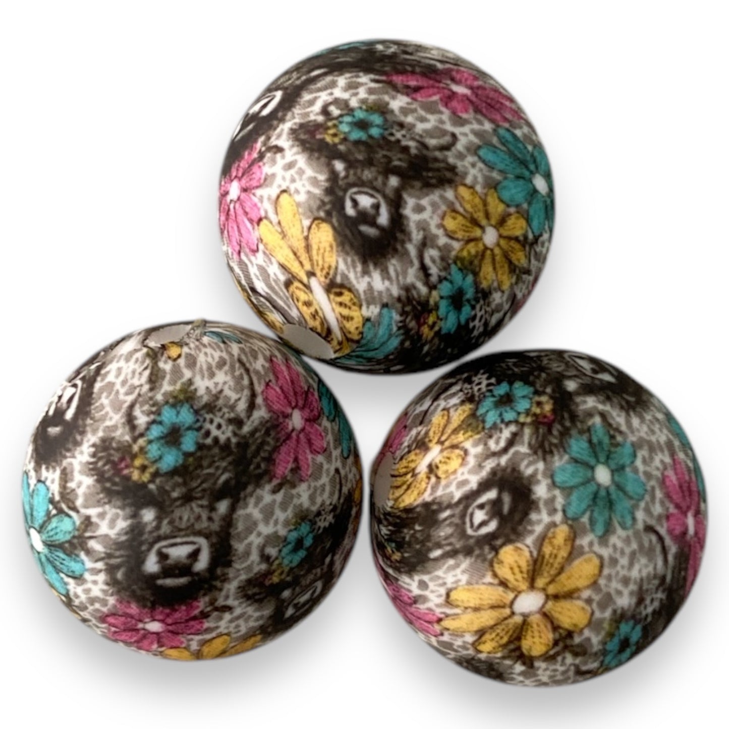 #784 - 15mm “Miranda” Silicone Beads