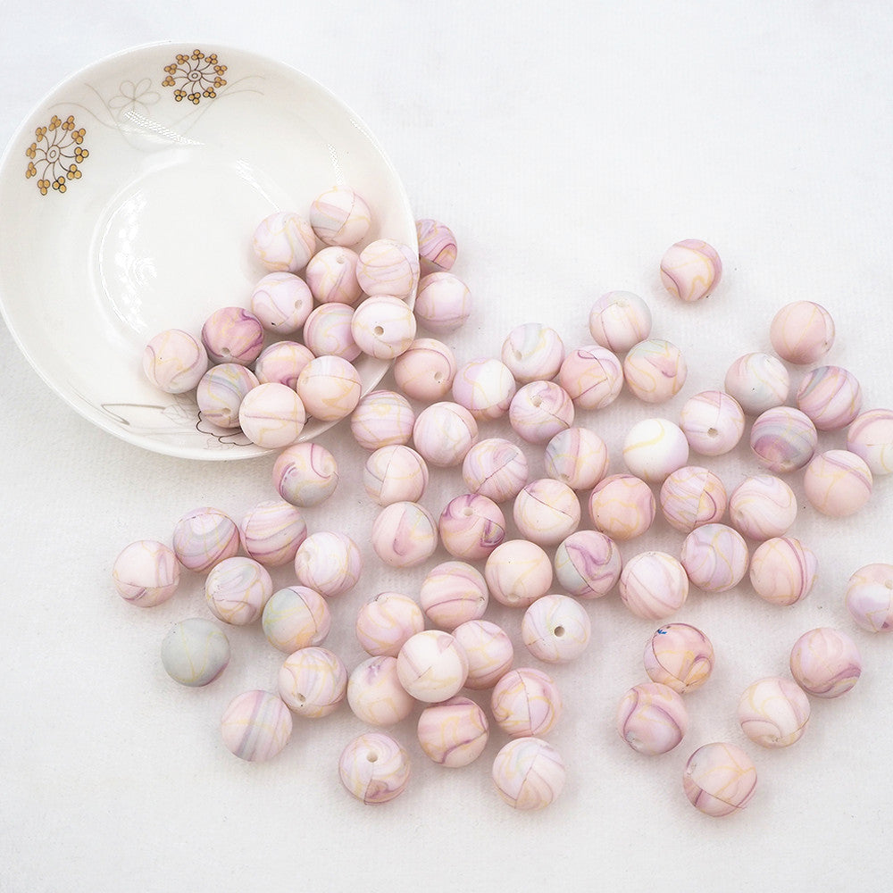 12mm- P-24 "Silk” Silicone Beads