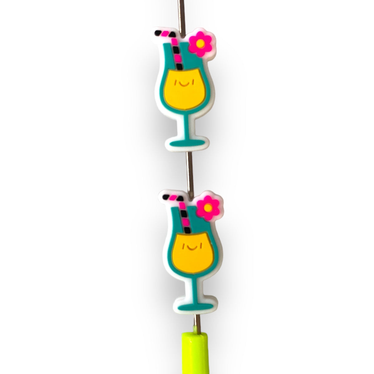 X171 - "Fruity Drink" Focal (1 Count) Bead Silicone
