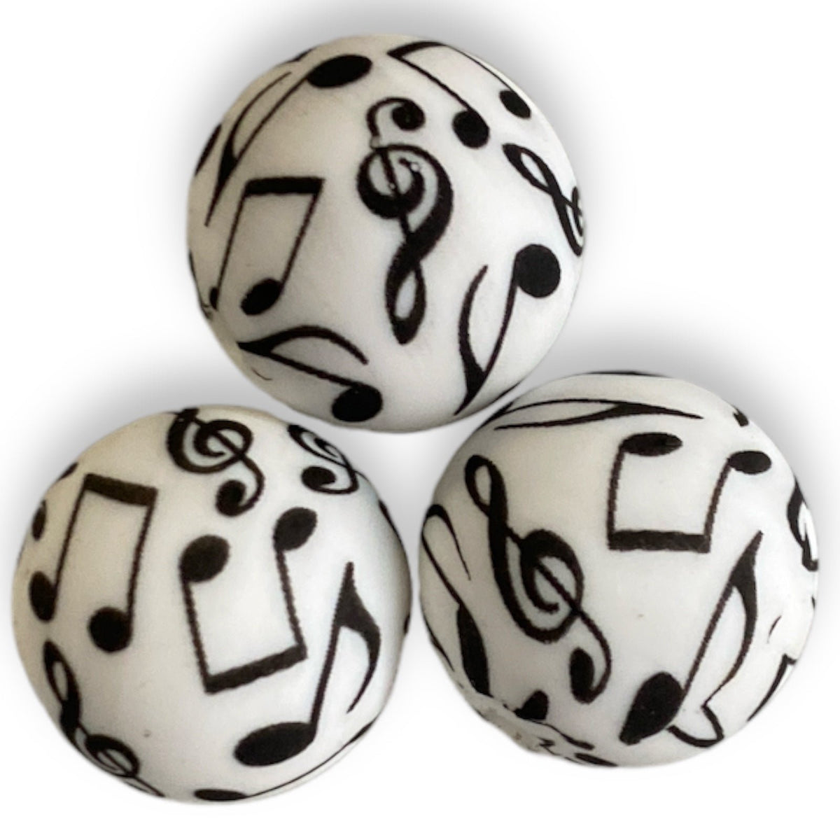 #770 - 15mm Music Notes Silicone Beads