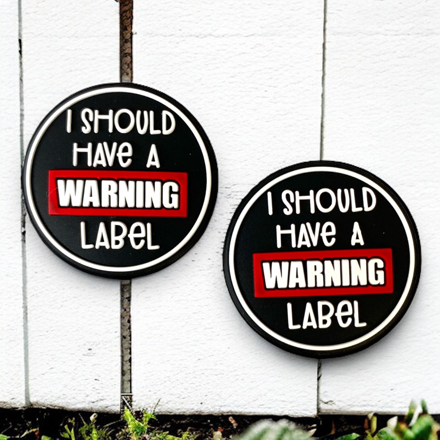 h1005 - “I Should Have A Warning Label” Silicone Focal Bead (1 Count)