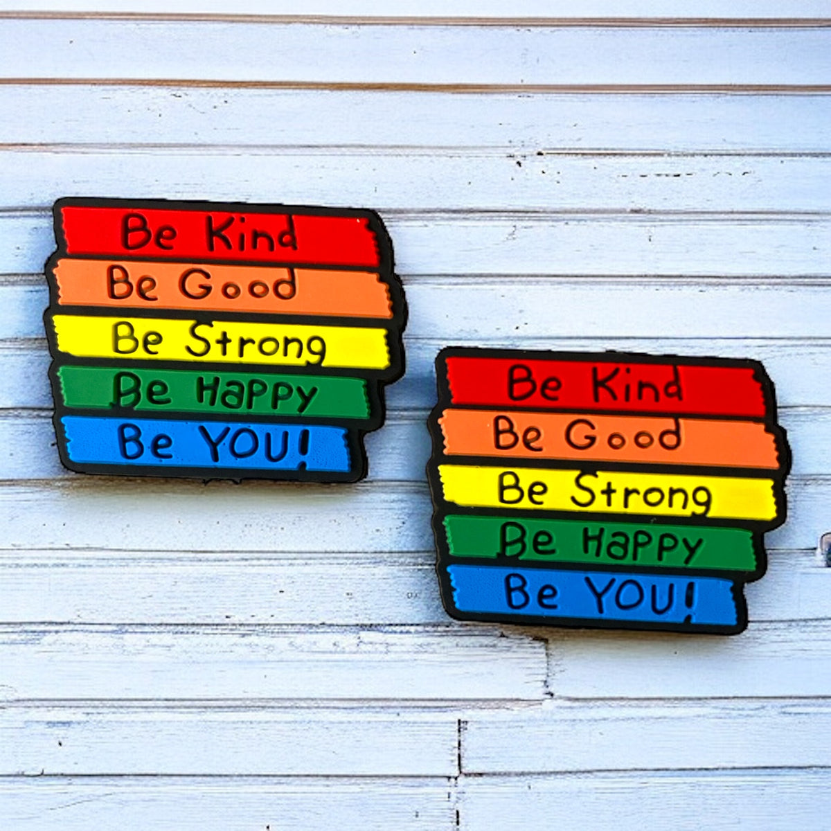 h940 - “Be...” Silicone Focal Bead (1 Count)