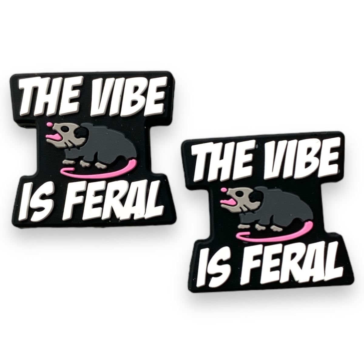h1067 - The Vibe Is Feral Focal (1 Count) Bead Silicone