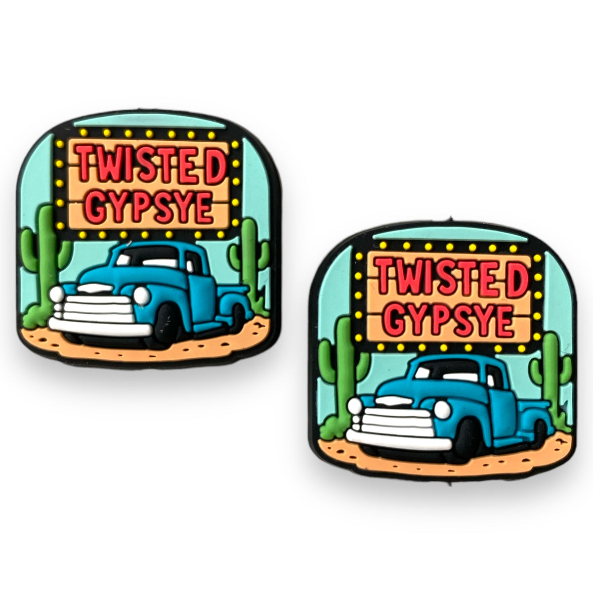h1061 - Twisted Gypsye Focal (1 Count) Bead Silicone