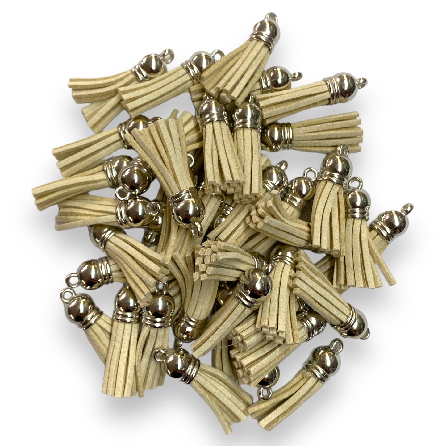 Q-A181- Cream 1" Tassel (1 Count)