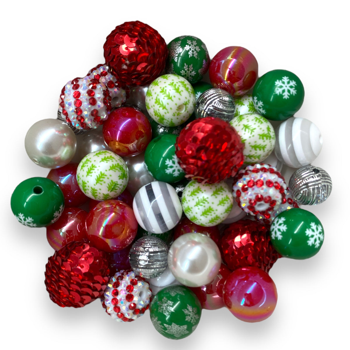 20- M46 - 20mm Christmas 2024 (50 Count) Bead Pack