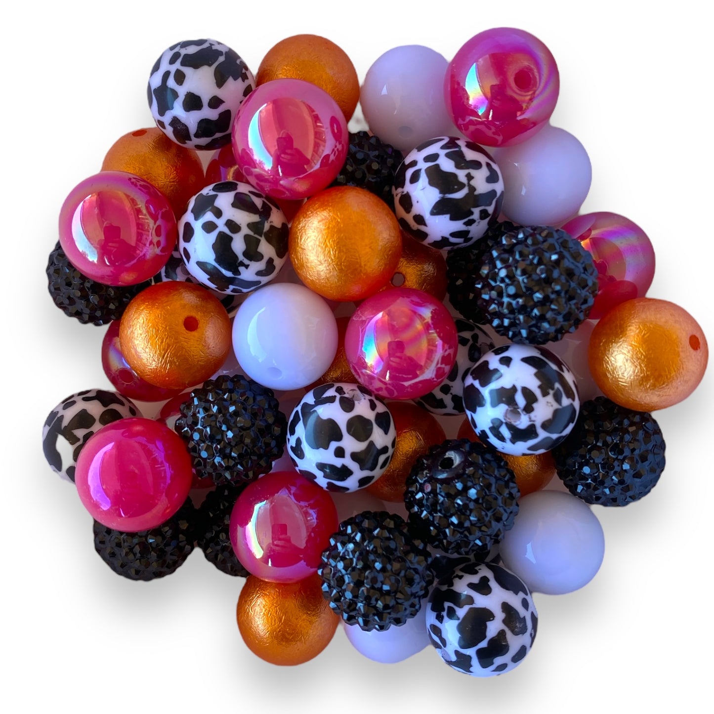 CK-15: 20mm "Dunk-In Love" Acrylic 50 Ct Bead Pack