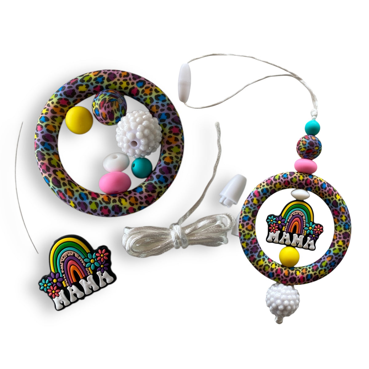 CK- 242- Colorful Leopard Car Charm Kit